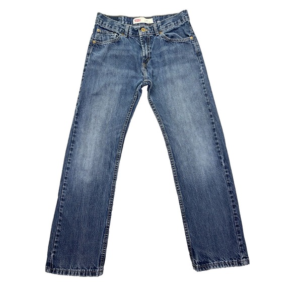 Levi's 505 Jeans Regular Straight Women Sz‎ 16 Fits 28" Retro Western Grunge Y2K - Picture 1 of 11